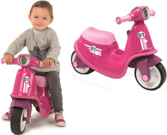 SMOBY 721002 Skuter rozowy Ciche kola zdjęcie 2