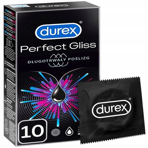 Durex Prezerwatywy Perfect Gliss 10 Szt Dodatkowo Nawilżane Anal I na Arena.pl
