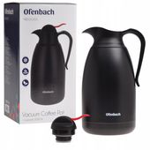 TERMOS KONFERENCYJNY 2 L dzbanek stalowy SZCZELNY do kawy CZARNY