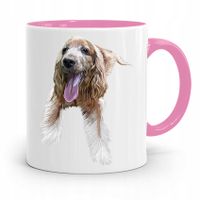 Kubek Różowy Dzień Dziecka Prezent Piesek Z Nadrukiem Ze Zdjęciem