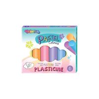 plastelina colorino 6 kolorów pastelowych 84972ptr