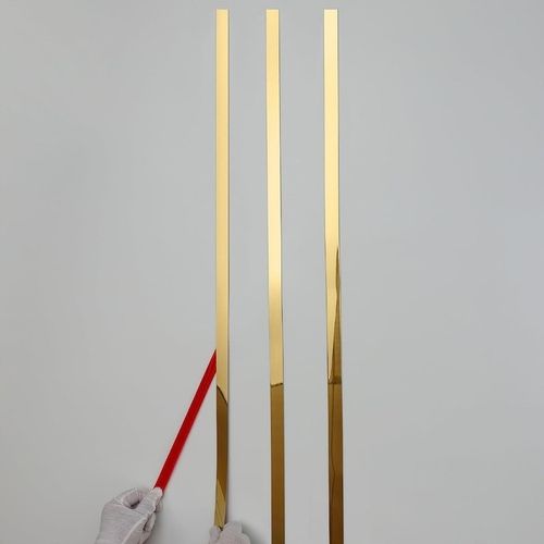 Listwa ozdobna dekoracyjna złota na ścianę do mebli samoprzylepna ścienna na Arena.pl