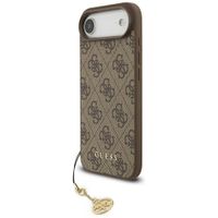 Etui Guess 4G Charms Collection MagSafe do iPhone Air brązowy