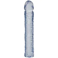 doc johnson crystal jellies classic 25 cm elastyczny model przezroczysty
