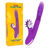 fun function bunny up&down 2.0 - model silikonowy, 7 trybow, usb, 24 cm