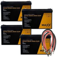 MAGAZYN ENERGII DO OFF-GRID 4x AKUMULATOR 150AH 48V 7KW