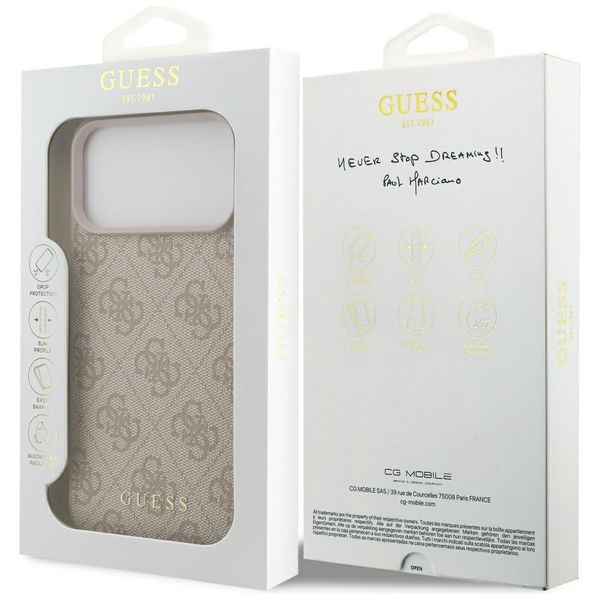 Etui Guess 4G Classic do iPhone 17 Pro Max różowy zdjęcie 8