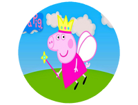 Opłatek na tort Świnka Peppa