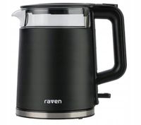Czajnik elektryczny RAVEN EC019B 2200W 1,7 Litra Czarny