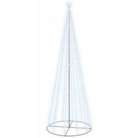 ZEWNĘTRZNA CHOINKA LAMPKI LED DEKORACJA Świąteczna Ozdoba 732 LED 160x500cm