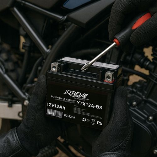 AKUMULATOR MOTOCYKLOWY XTREME 12V 12Ah (WYMIAR 14Ah) BEZOBSŁUGOWY SKUTER na Arena.pl