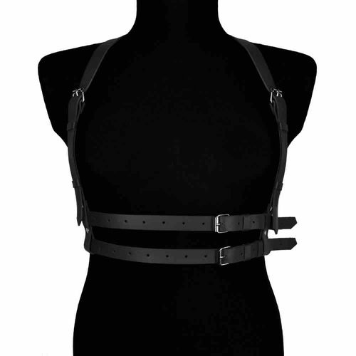 Uprząż Skórzana Karess Nastia, Czarna na Arena.pl