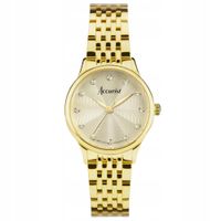 Zegarek Damski Accurist 77003 CYRKONIE złoty