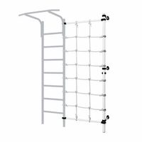 słupek przyścienny z siatką - czarny