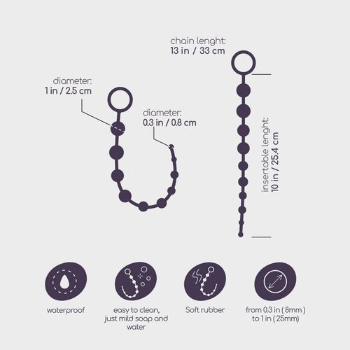 10 Bead Anal Chain Crushious Black na Arena.pl