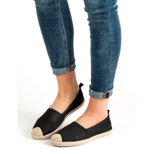 Czarne Tekstylne Espadryle r.39 na Arena.pl