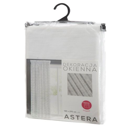 Firana na taśmie ASTERA 140x270 biała na Arena.pl