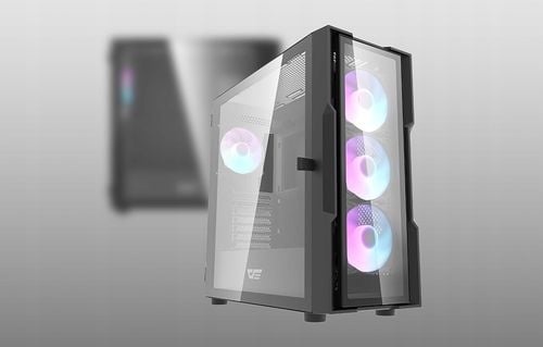 Obudowa DarkFlash DK431 Glass + fans na Arena.pl