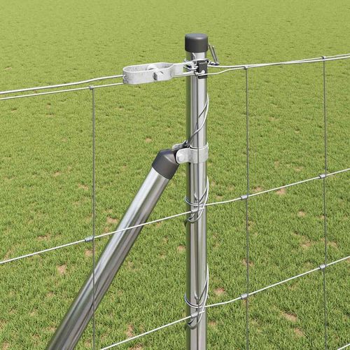 Ogrodzenie pastwiskowe Srebrny 25 x 1.6 m Stal galwanizowana na Arena.pl