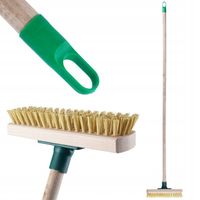 Miotła RYŻOWA długa szorowania czyszczenia podłóg kostki kafelek