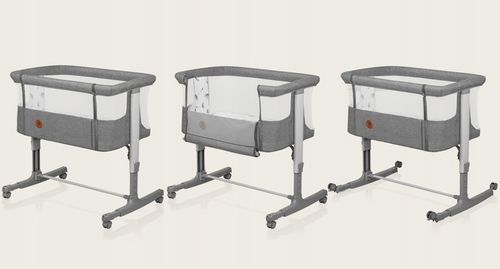 Łóżeczko dostawne, wolnostojące, kołyska 3w1 zestaw dodatków Lionelo Aurora na Arena.pl