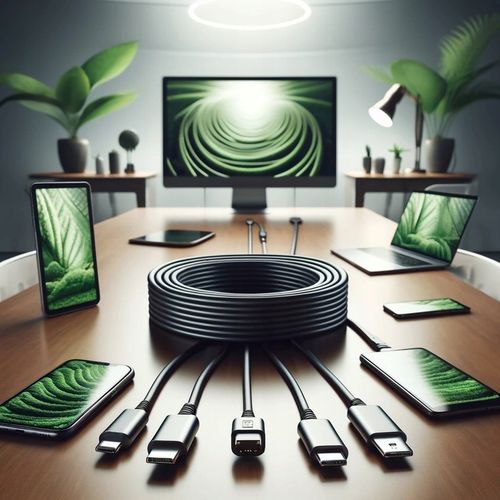 CO2 KABEL USB-C SZYBKIE ŁADOWANIE THUNDERBOLT 3 20GBPS 100W USB TYP C 4K 1M na Arena.pl