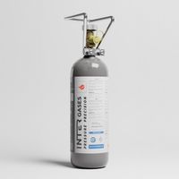 Butla CO2 Intergases o pojemności 2 kg, Wysokiej Czystości, Dwutlenek Węgla