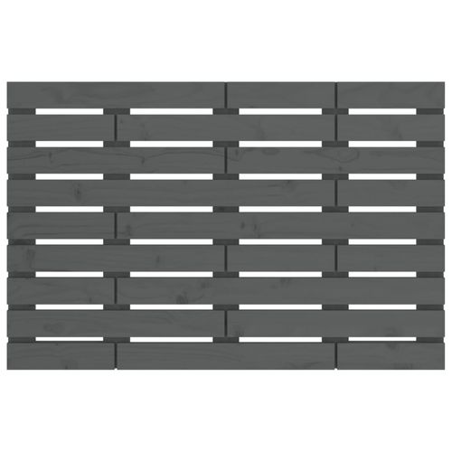 Wezgłowie łóżka, szare, 96x3x63 cm, lite drewno sosnowe na Arena.pl