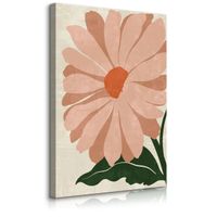 Obraz Do Sypialni Pastelowy Kwiat Dalia Natura Styl Boho 20cm x 30cm