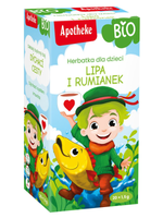 Apotheke Herbatka Dla Dzieci Lipa Czarny Bez Rumianek BIO 30g (20x1,5g)