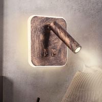 Lampa Ścienna LED Lampka Nocna Kinkiet 3W +10W