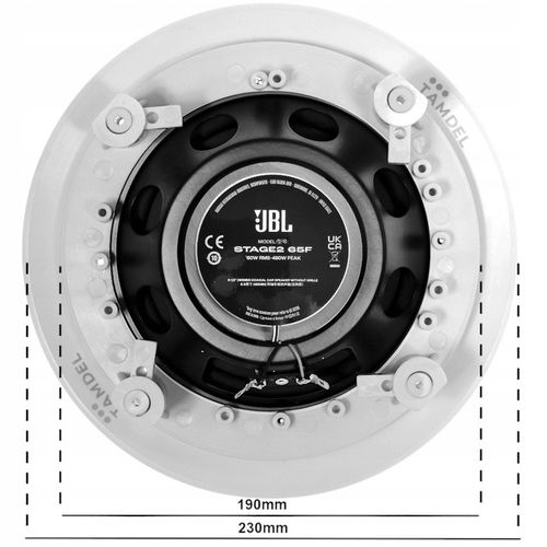 JBL Stage2 65F 165mm 480W Głośniki Sufitowe 2-Drożne | Zestaw na Arena.pl