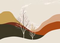 Plakat 55x40cm Pustynia Widzi