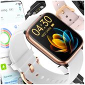 SMARTWATCH ZEGAREK DAMSKI MENU POLSKIE SPORT PULS ROZMOWY SMART WATCH PL