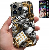 ETUI DO IPHONE 15 PRO - KRÓL POKER KOŚCI AS WZORY DLA MĘŻCZYZN