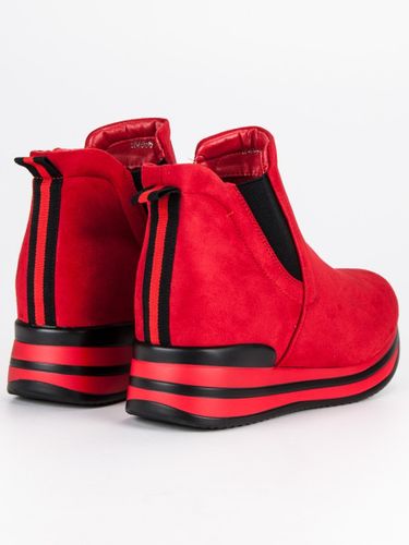 BOTKI SZTYBLETY NA PLATFORMIE Rozmiar - 40 na Arena.pl