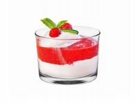 Mała szklana salaterka na owoce miseczka do sosów dipów 150ml 8cm 12szt
