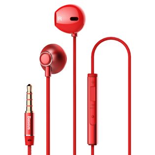 Baseus Encok H06 Słuchawki czerwone NGH06-09