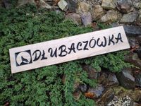 Tablica adresowa szyld numer domu drewniany 150x40