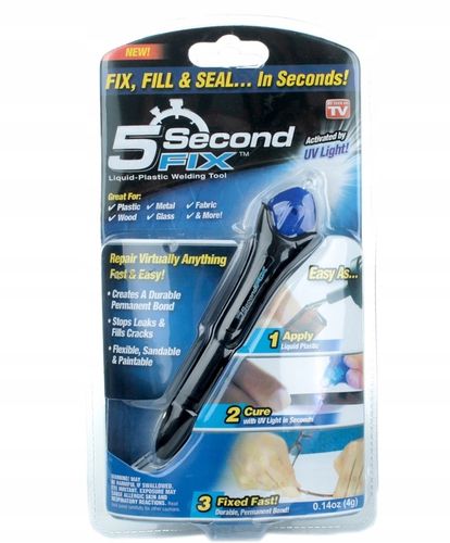 BARDZO MOCNY Klej UV z aplikatorem 5 second FIX na Arena.pl