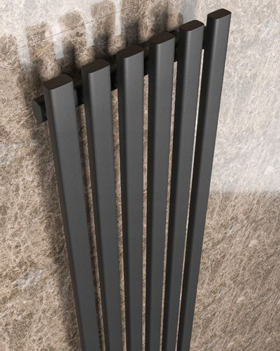 GRZEJNIK DEKORACYJNY MIKI 100/45 CZARNY STRUKTURA na Arena.pl