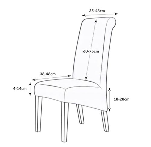 POKROWIEC NA KRZESŁO ŻAKARD ANTYPOŚLIZGOWY SZARY na Arena.pl