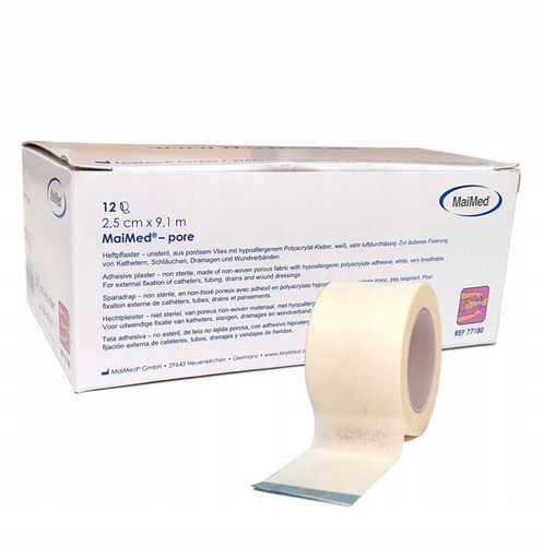 PRZYLEPIEC WŁÓKNINOWY HYPOALERGICZNY 2,5cmx9,1m na Arena.pl