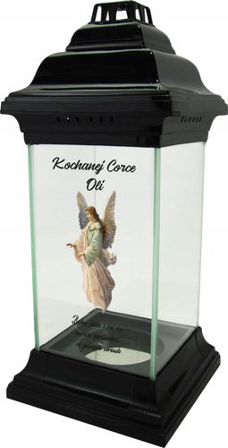 LAMPION ZNICZ KAPLICZKA z nadrukiem UV dla TATY na Arena.pl