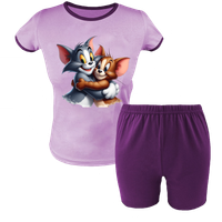 Krótka Piżama dziecięca Tom i Jerry - Nowa Seria
