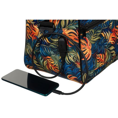 wielokolorowa, lekka torba podróżna z wytrzymałego poliestru - rovicky na Arena.pl