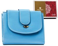 średnich rozmiarów, skórzany portfel damski - peterson