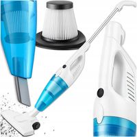 ODKURZACZ PIONOWY BEZWORKOWY 2W1 PRZEWODOWY 650W MOCNY RĘCZNY 1,2L