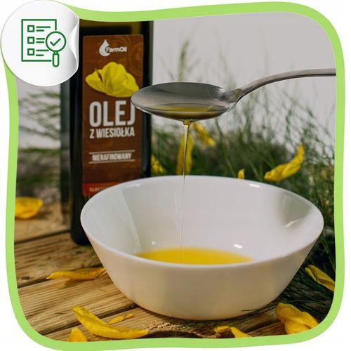 OLEJ Z WIESIOŁKA DWULETNIEGO TłoczonyNaZimno 500ml na Arena.pl