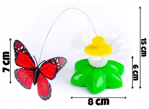 Zabawka dla kota MOTYLEK Ruchoma INTERAKTYWNA na Arena.pl